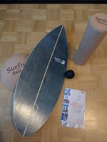 Surfin Balance Board Komplett-Set – neuwertig, 4-teilig
