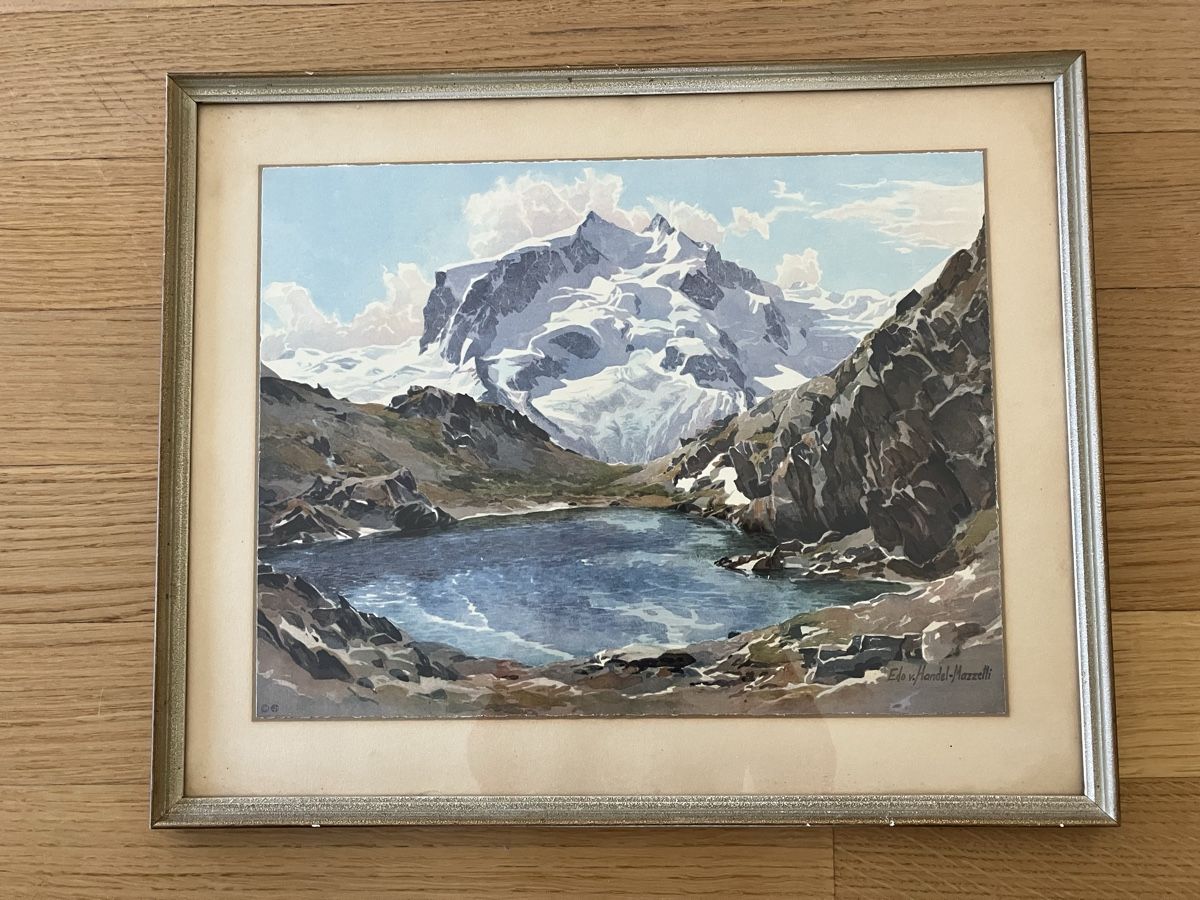 Grafica & Litografie: Edo V. Handel Mazzetti - Monte Rosa – Usato da losone venduto da china06