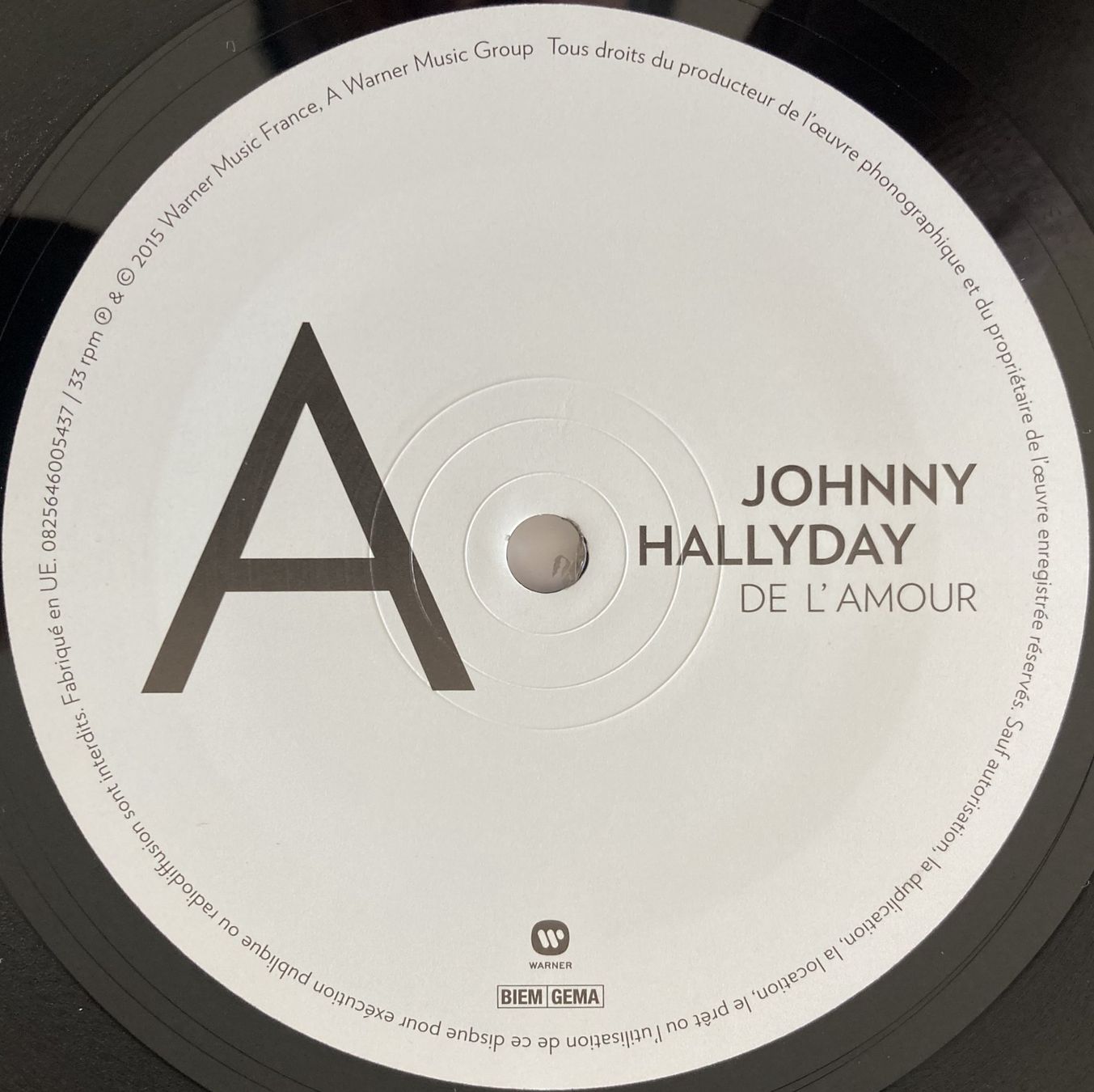 Schallplatten: JOHNNY HALLYDAY - DE L'AMOUR – Gebraucht aus Bottens von hotter-than-hell 3