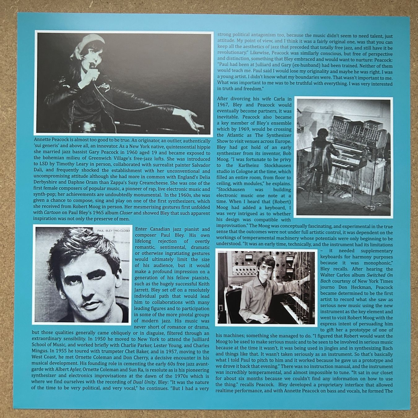 Schallplatten: Annette Peacock & Paul Bley  Dual Unity LP – Gebraucht aus Lausanne von Pask1 4