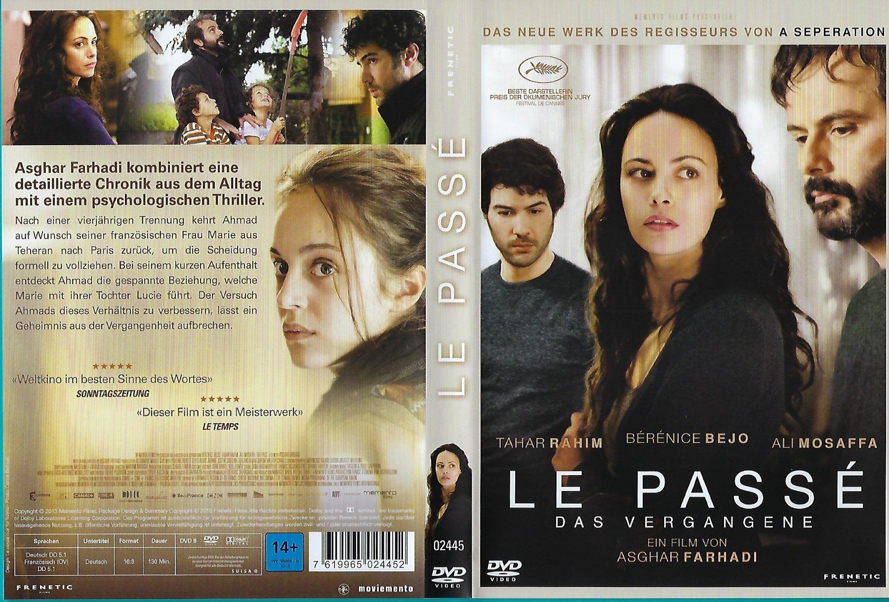 Tutti i DVDs: Le Passè - ein Drama von Klasse auf DVD – Usato da Sissach venduto da Greywolf61