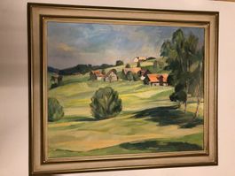 Arnold Eichenberger 1987 (1910-1992) signiert Schönenberg ZH