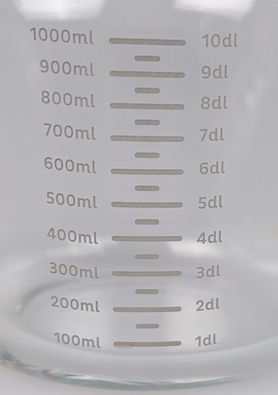 Elettrodomestici da cucina: Messbecher aus Glas 1L – Usato da Volketswil venduto da brockipfannenstil 2