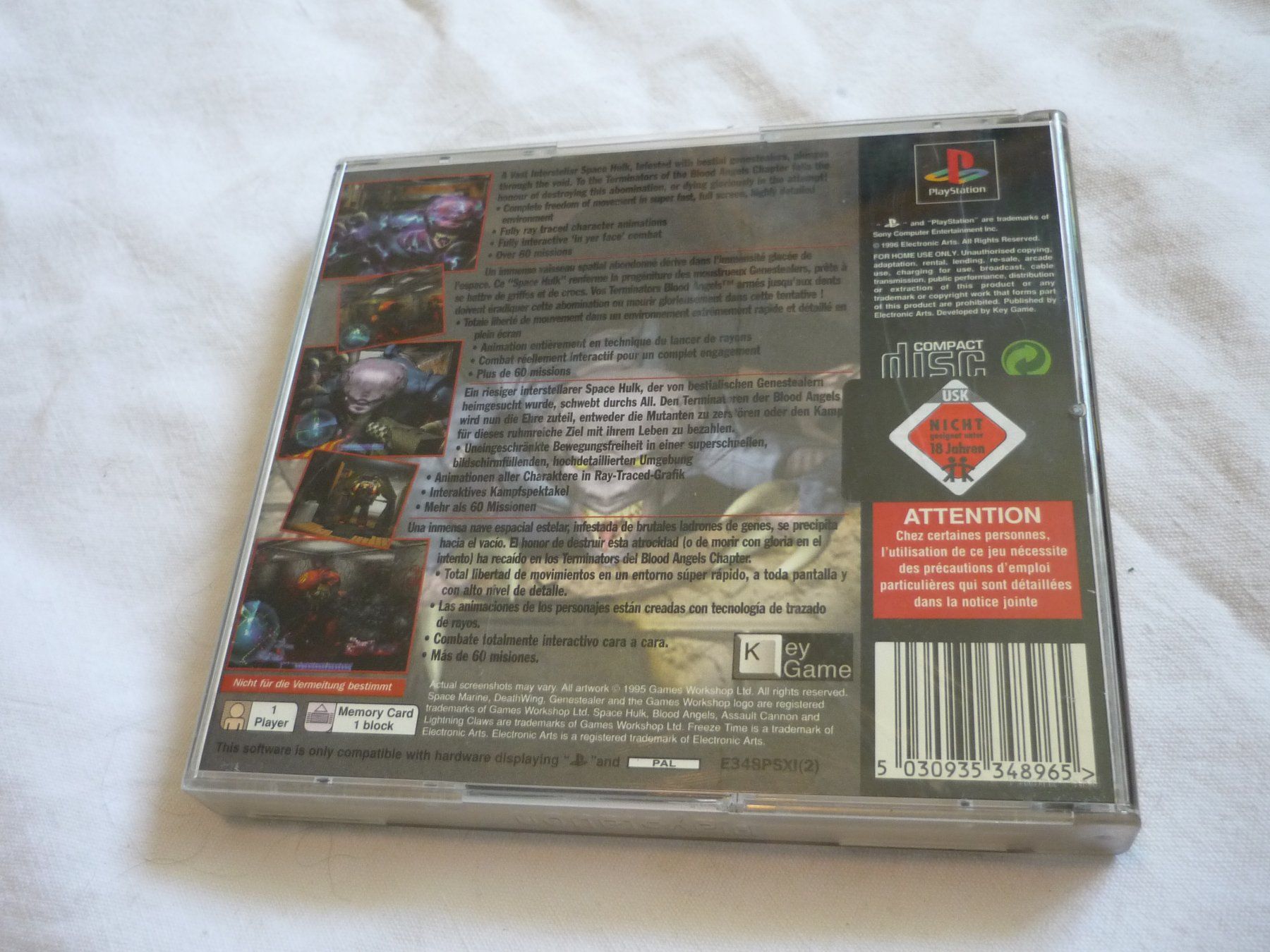 Sony Spiele: Videospiel - PS1 Playstation - Space Hulk – Gebraucht aus Beringen von zzRegal 2