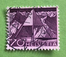 Nr.308 mit Stempel Triangulationspunkt Technik und Landschaf