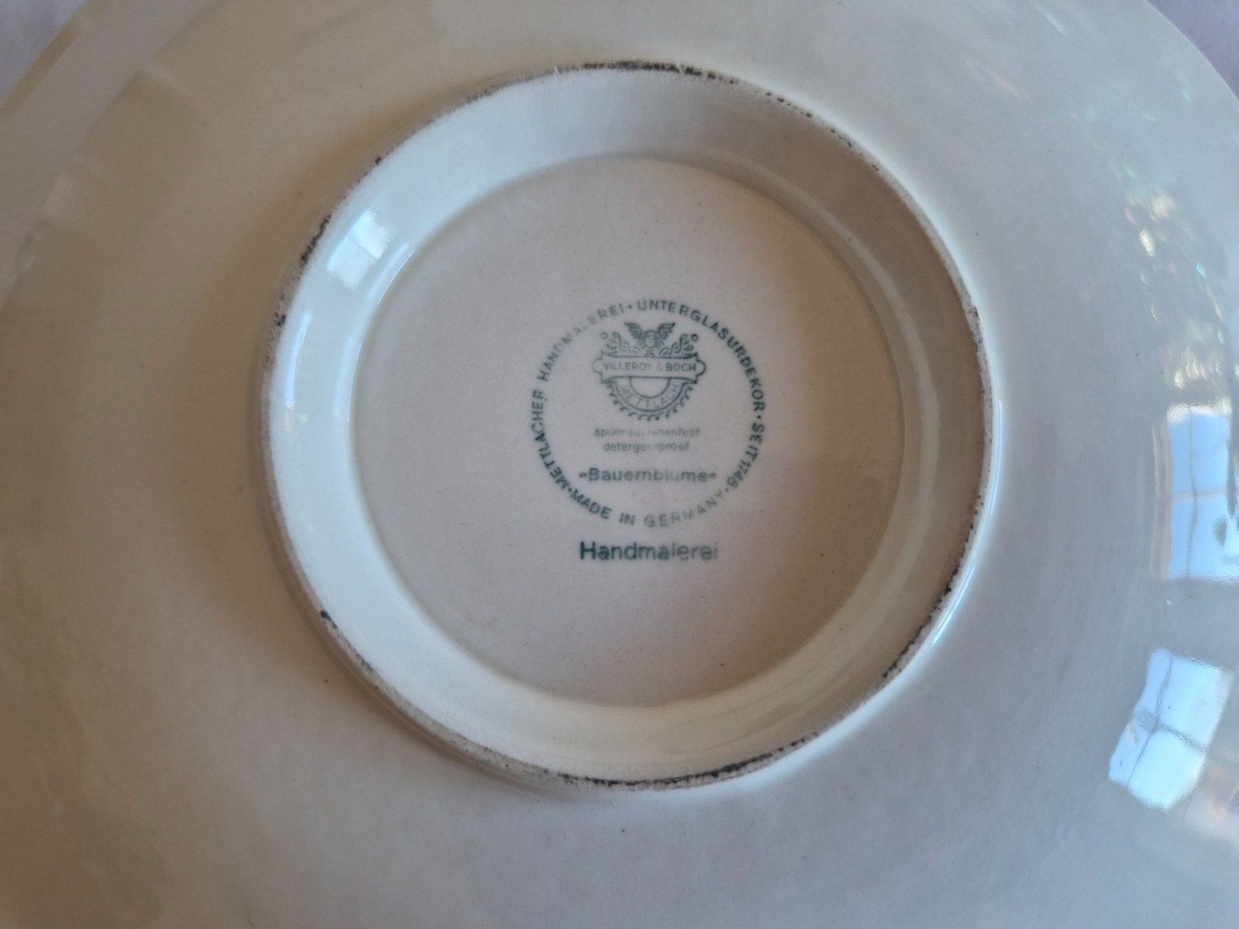 Villeroy & Boch Schalen: Sauciere mit Unterteller  Bauernblume  W & Boch – Gebraucht aus Bern von aronari 3