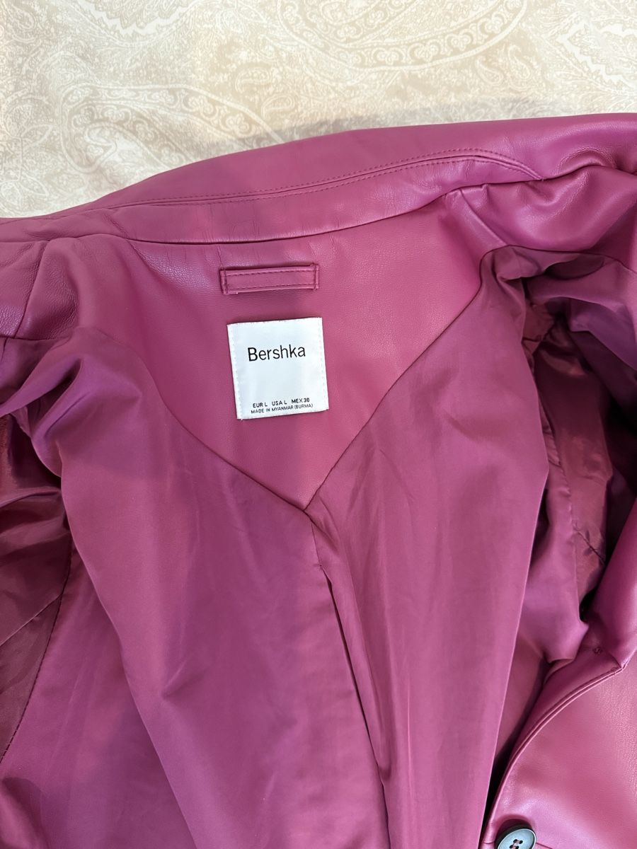 Bershka Giacche: Veste simili cuir rose rouge – Nuovo (secondo la descrizione) da Le Locle venduto da tchanatakoua 6