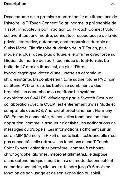 Montres: Montre T-Touch Connect  – D'occasion à Domdidier par hja_b7b2 3