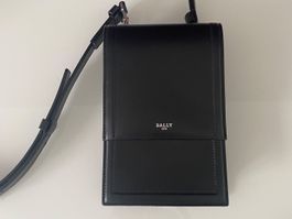 Als Geschenk Bally Umhängetasche schwarzer Leder Damen