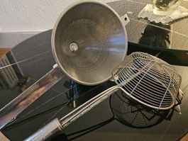 set passoire de cuisine et écumoire araignée neufs