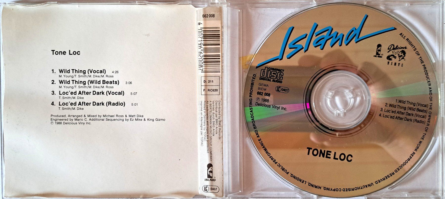 CDs: Tone Loc - Wild Thing – Gebraucht aus Tenniken von mik_6mxg 9