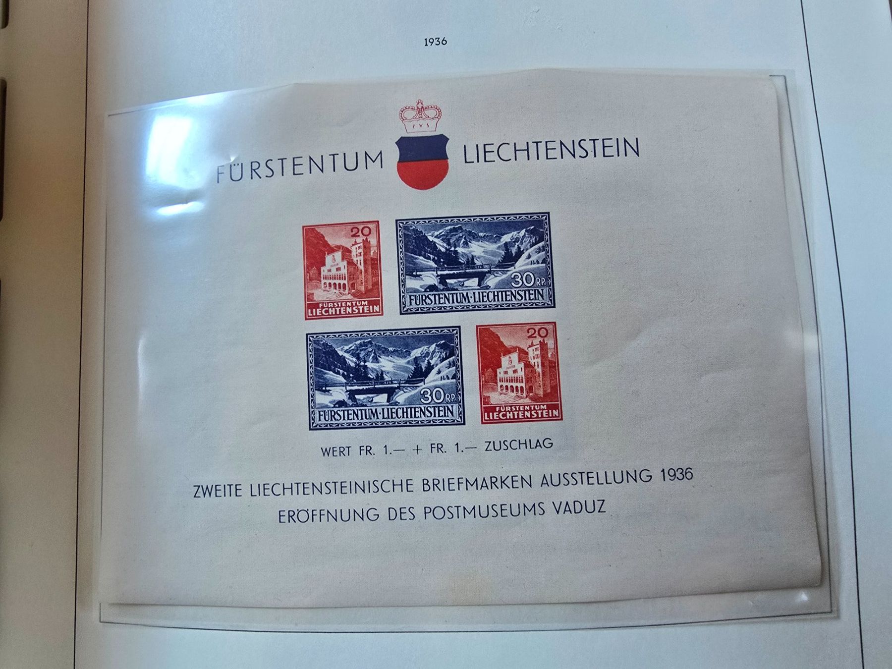 Tutti i francobolli: Fl Znr W 14 postfrisch – Usato da triesenberg venduto da wisi369