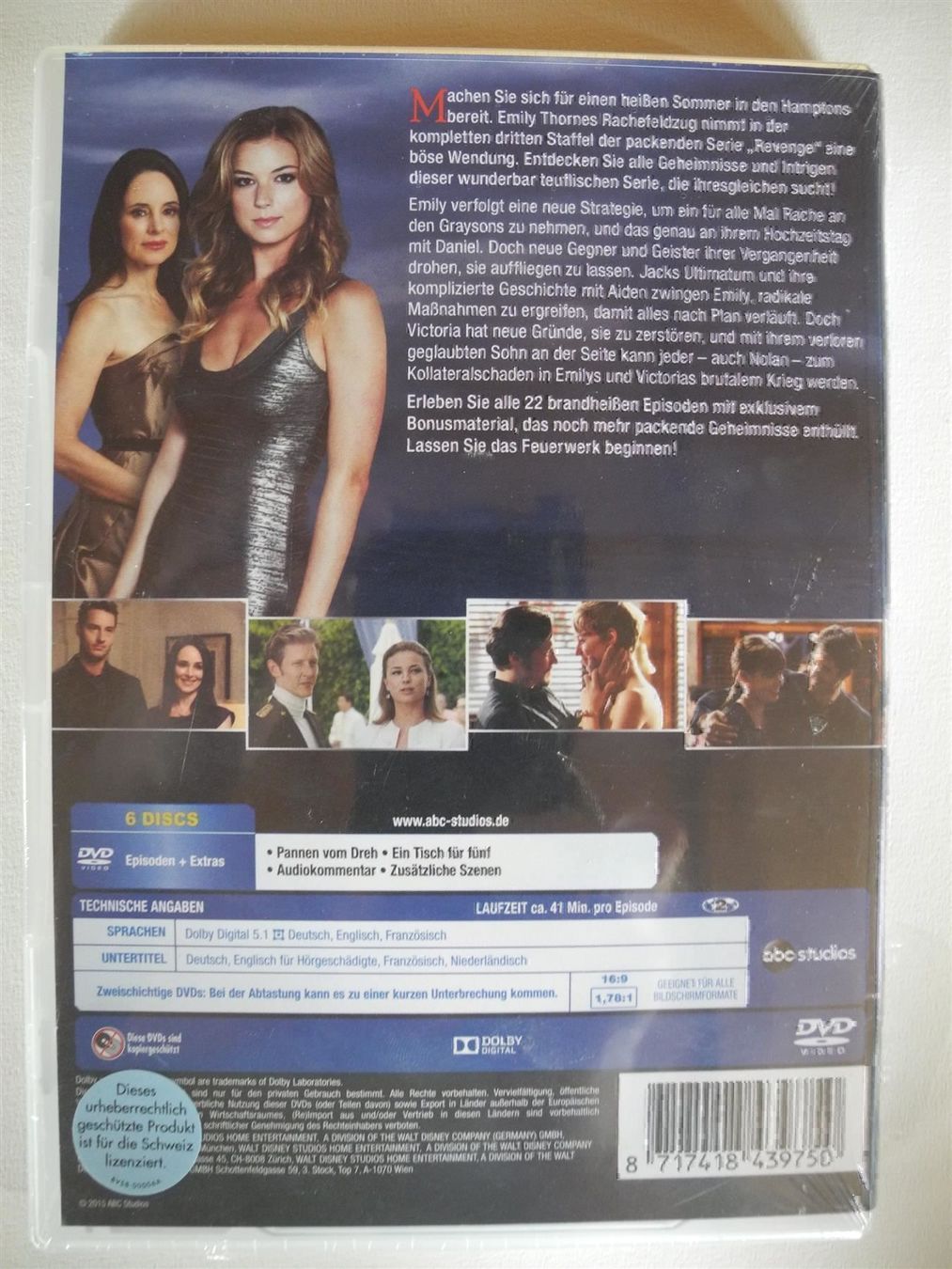Alle DVDs: Revenge, 3 Staffel, Nr. 522 – Neu und originalverpackt aus Kottwil von Crazyrolf 1