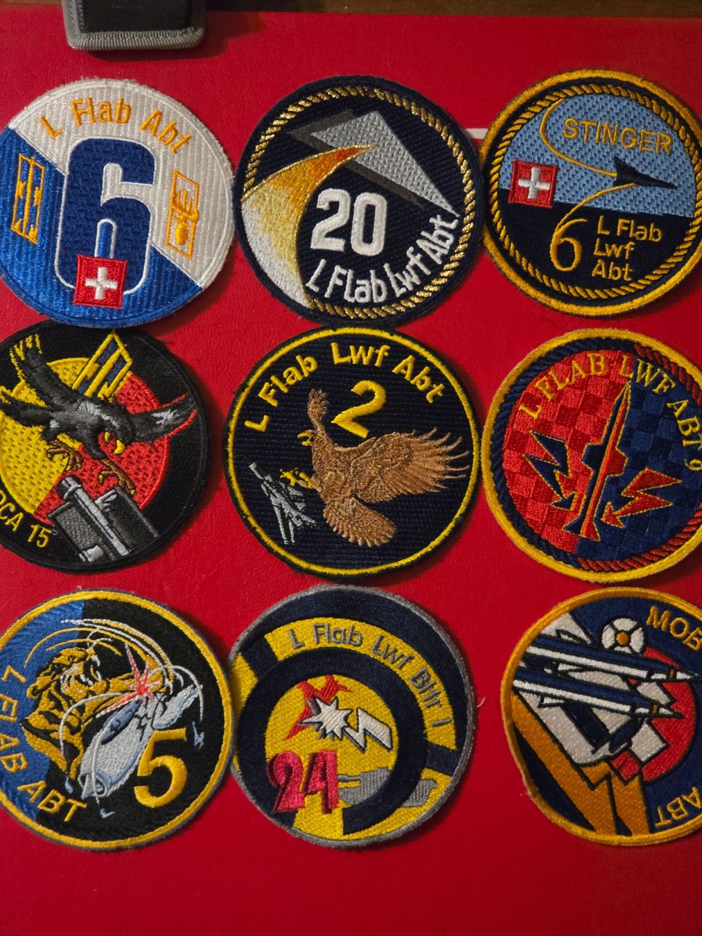 Schweizer Armee Placchette & Badge: 9x Flab Abzeichen Badges Divers – Nuovo (secondo la descrizione) da Nyon venduto da freetoys08