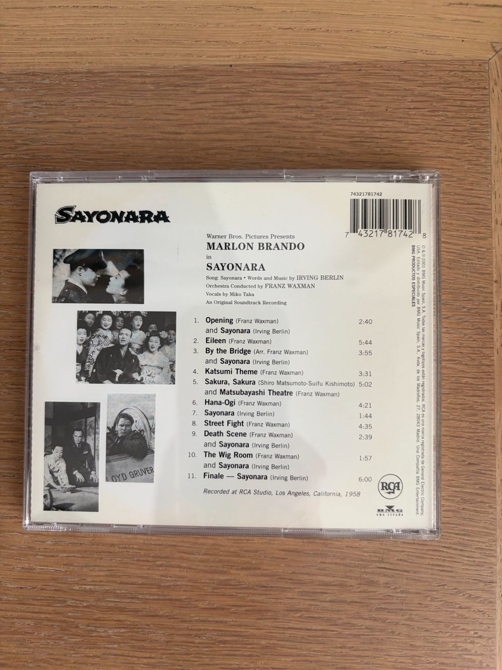 CDs: CD SAYONARA PAR FRANZ WAXMAN – D'occasion à Geneve par tigre69 1