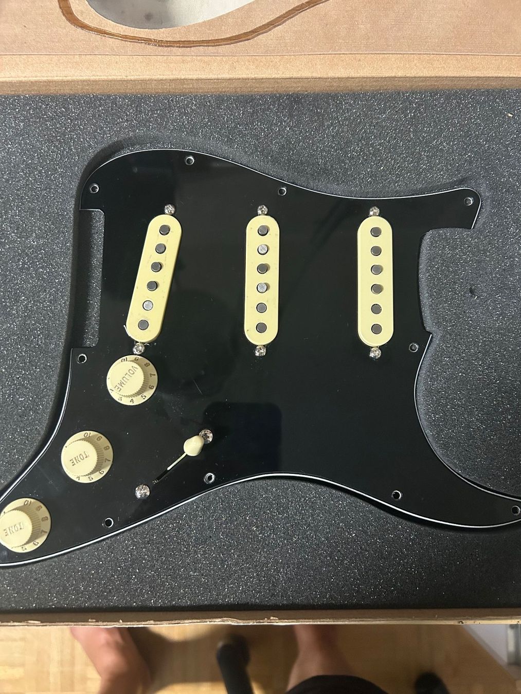 Fender Strumenti musicali: Fender Pre-Wired Strat Pickguard SSS Tex Mex – Nuovo (secondo la descrizione) da Bottmingen venduto da Stanko5