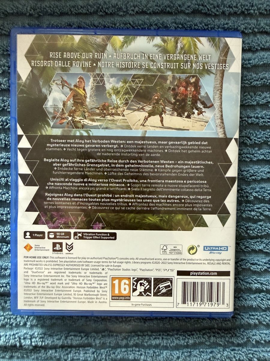 Sony Giochi: Horizon Forbidden West PS5 – Usato da Buchs SG venduto da Tolm 1
