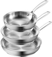 Pfannenset Induktion 3-teilig edelstahlp edelstahlpfanne
