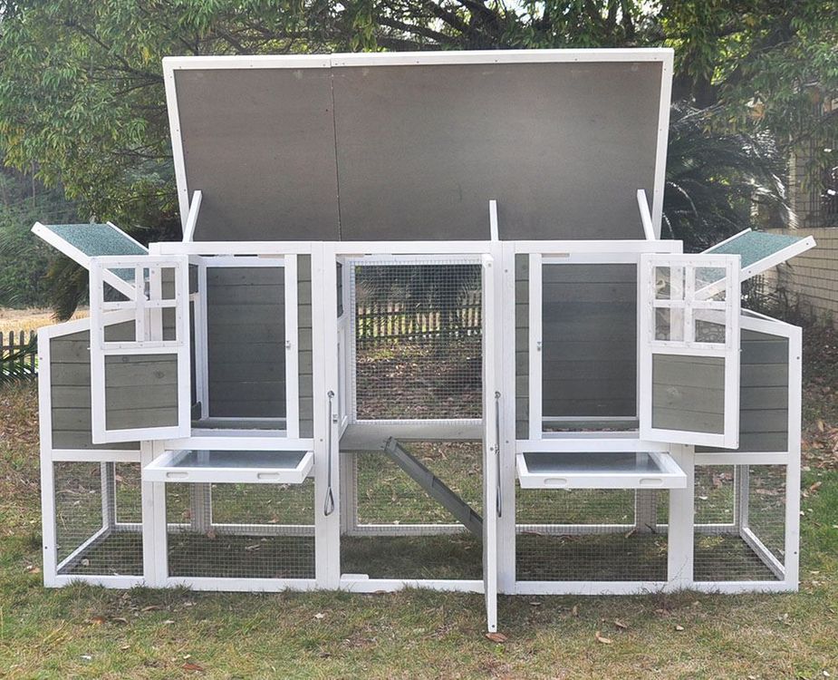 KEWUF Hühnerschürze - Flügelschutz Für Hennen, Jeansblau