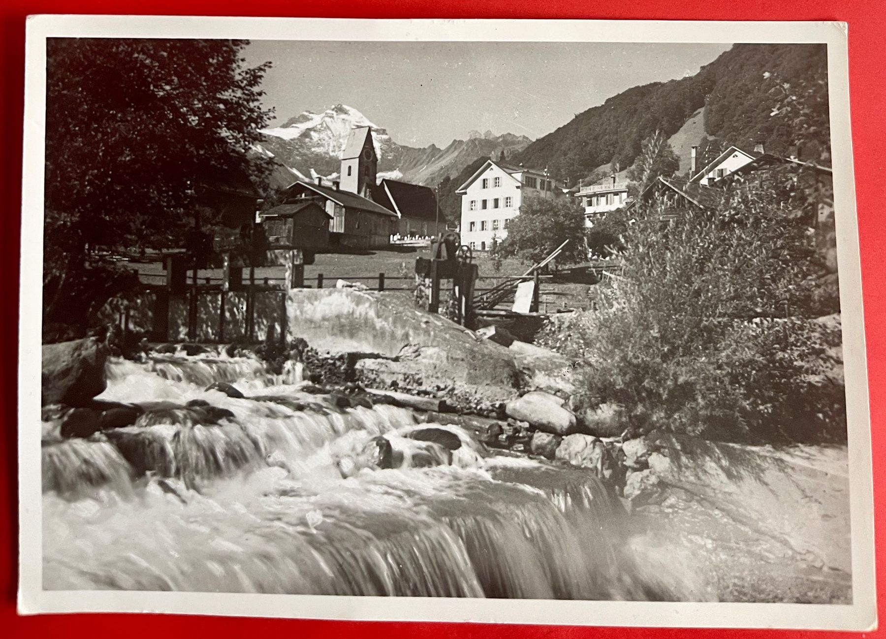 Cartoline postali: AK:  ELM - Partie am Sernftbach – Usato da Lutry venduto da Ediego