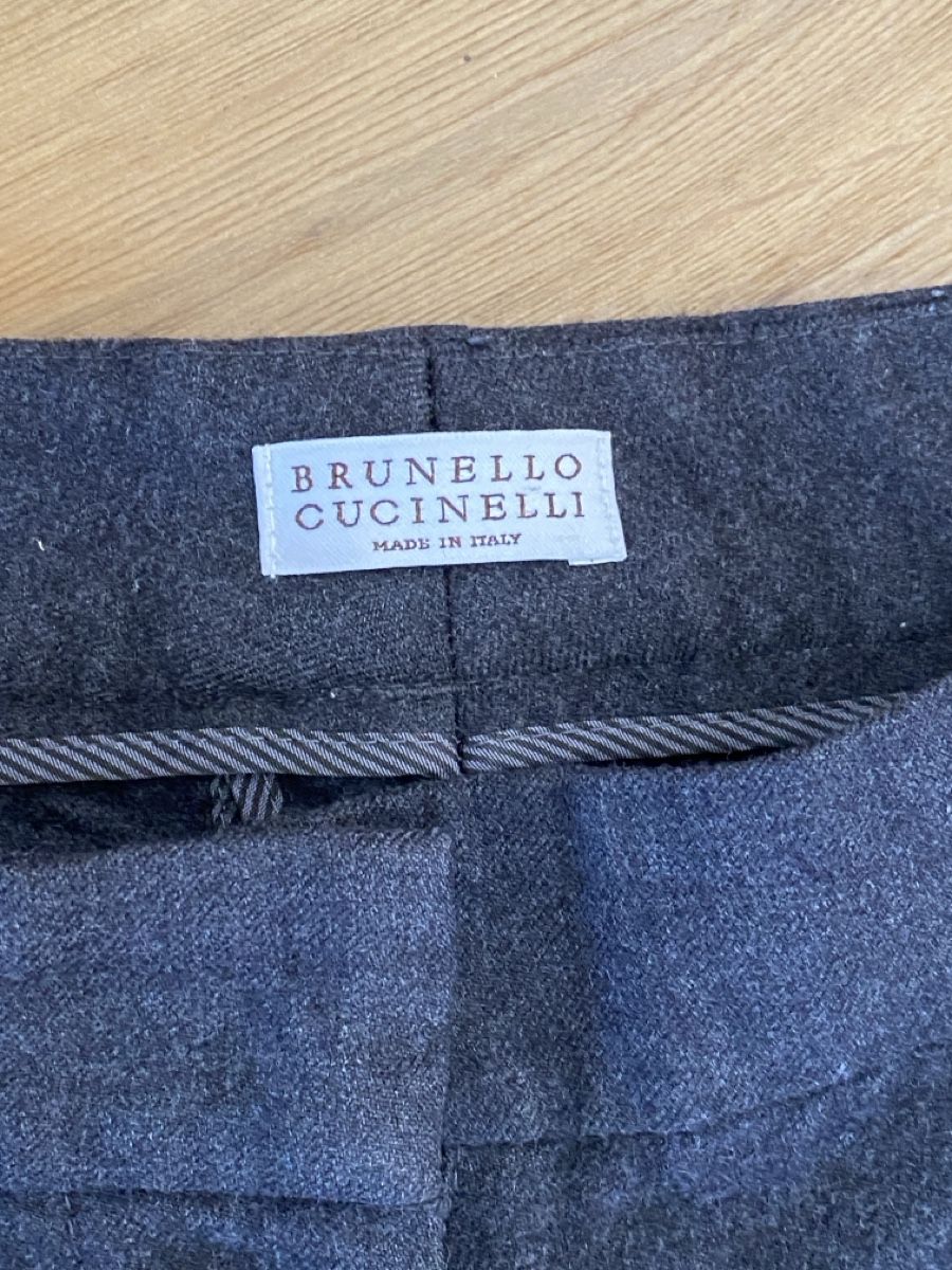 Brunello Cucinelli Pantaloni: Brunello Cucinelli Wollhose – Usato da Igis venduto da stabile_verbindung 2