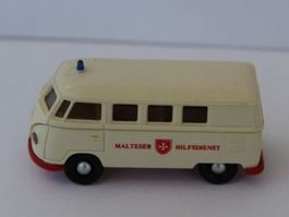 VW T1, Krankenwagen, Malteser, Brekina, HO