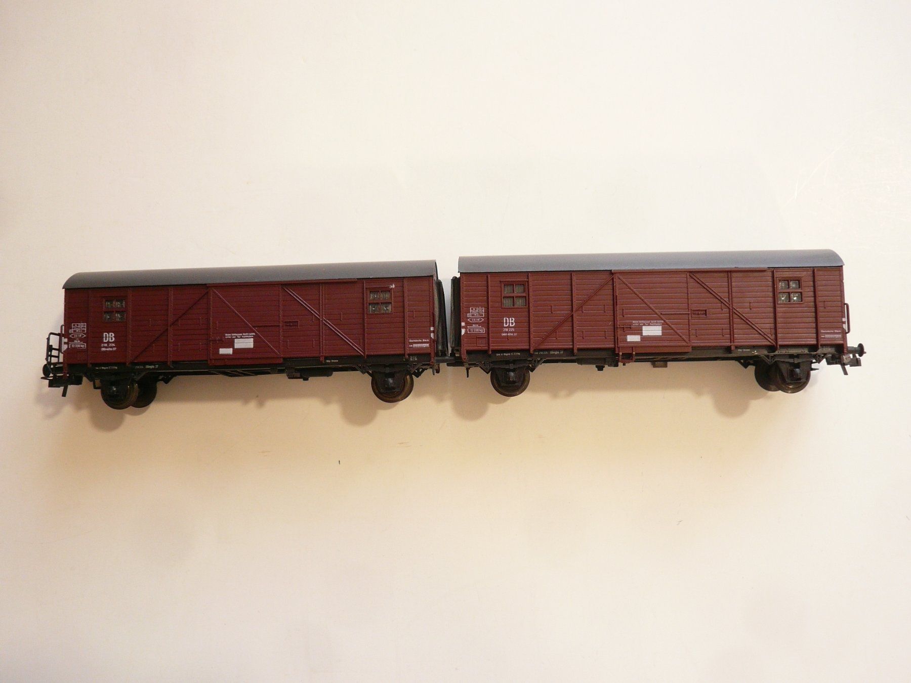 Roco Modellini di ferrovie: ROCO H0 DC DOPPELGÜTERWAGEN " NEUWERTIG ODER NEU " KEINE OVP – Usato da Pfaffnau venduto da nolff