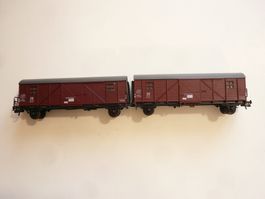 ROCO H0 DC DOPPELGÜTERWAGEN " NEUWERTIG ODER NEU " KEINE OVP