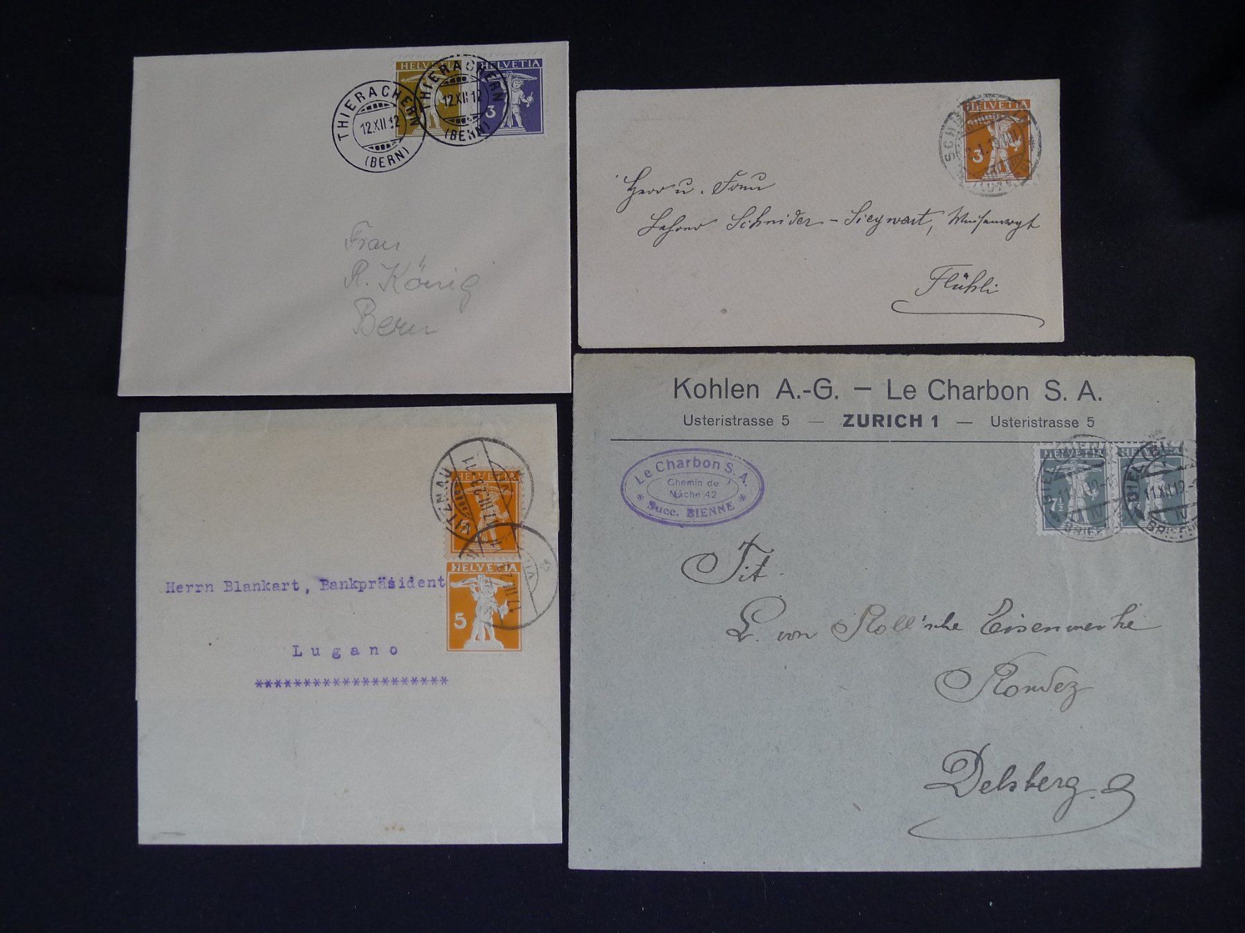 Alle Briefmarken: 20 Briefe oder Karten mit mehr Farben Frankatur – Gebraucht aus Dagmersellen von wyss1982 6