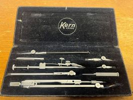 Kern Zirkelset Aarau mit Zubehör-Set, Retro-Werkzeug