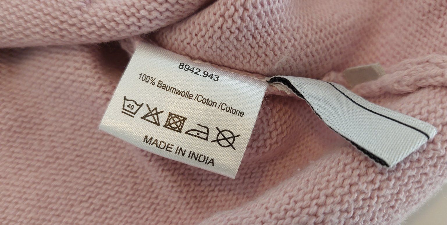 Jacken & Mäntel: STRICKJACKE | SMILE | Grösse 74 | mit 2 Seitentaschen, Rosa – Gebraucht aus Oberweningen von Feindesign 2