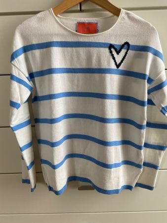 Lieblingsstück Pullover blau weiss gestreift praktisch neu