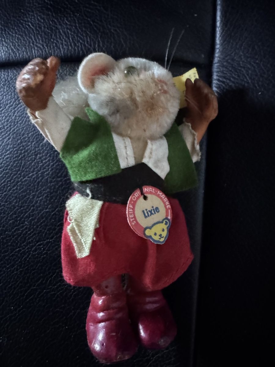 Steiff Giocattoli: Lixie steiff Maus 1950 Originale 313 – Usato da Orpund venduto da Rhodes0