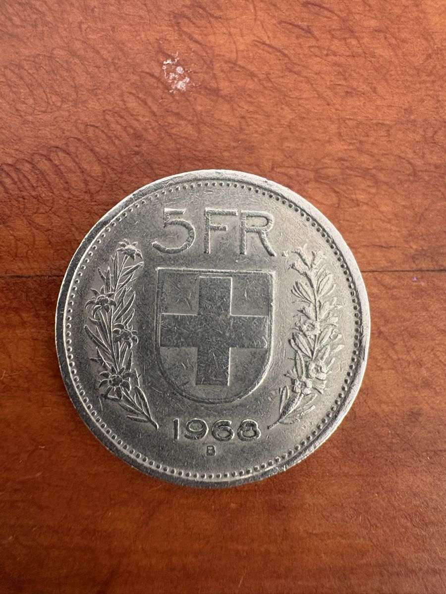 Tutti le monete: 5 Franken 1968 – Usato da Willisau venduto da mar_hb7x 1