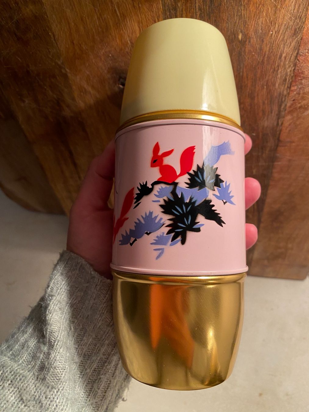 Bottiglie: Antike, zauberhafte Thermosflasche – Usato da Stetten SH venduto da bijoux18