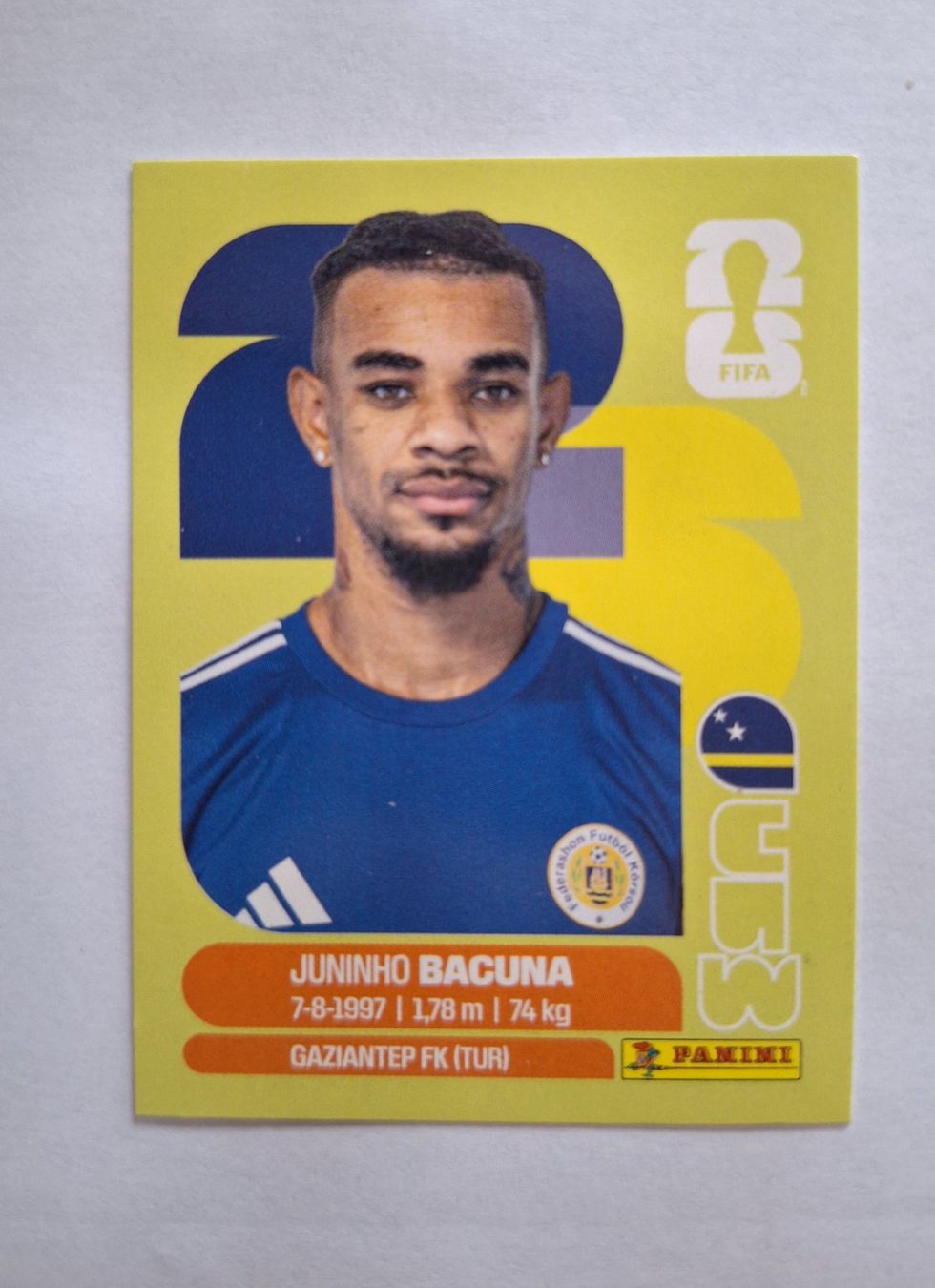 Panini Sammelbilder & Trading cards: Panini Juninho Bacuna CUW 11 – Neu (gemäss Beschreibung) aus Romanens von Crocette