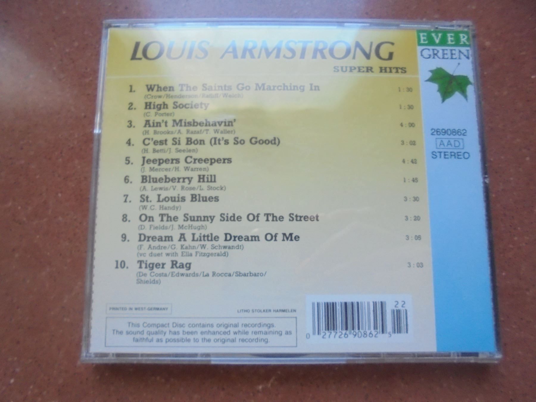 CD: Louis Armstrong - Super hits – Usato da Vessy venduto da mafabe 1