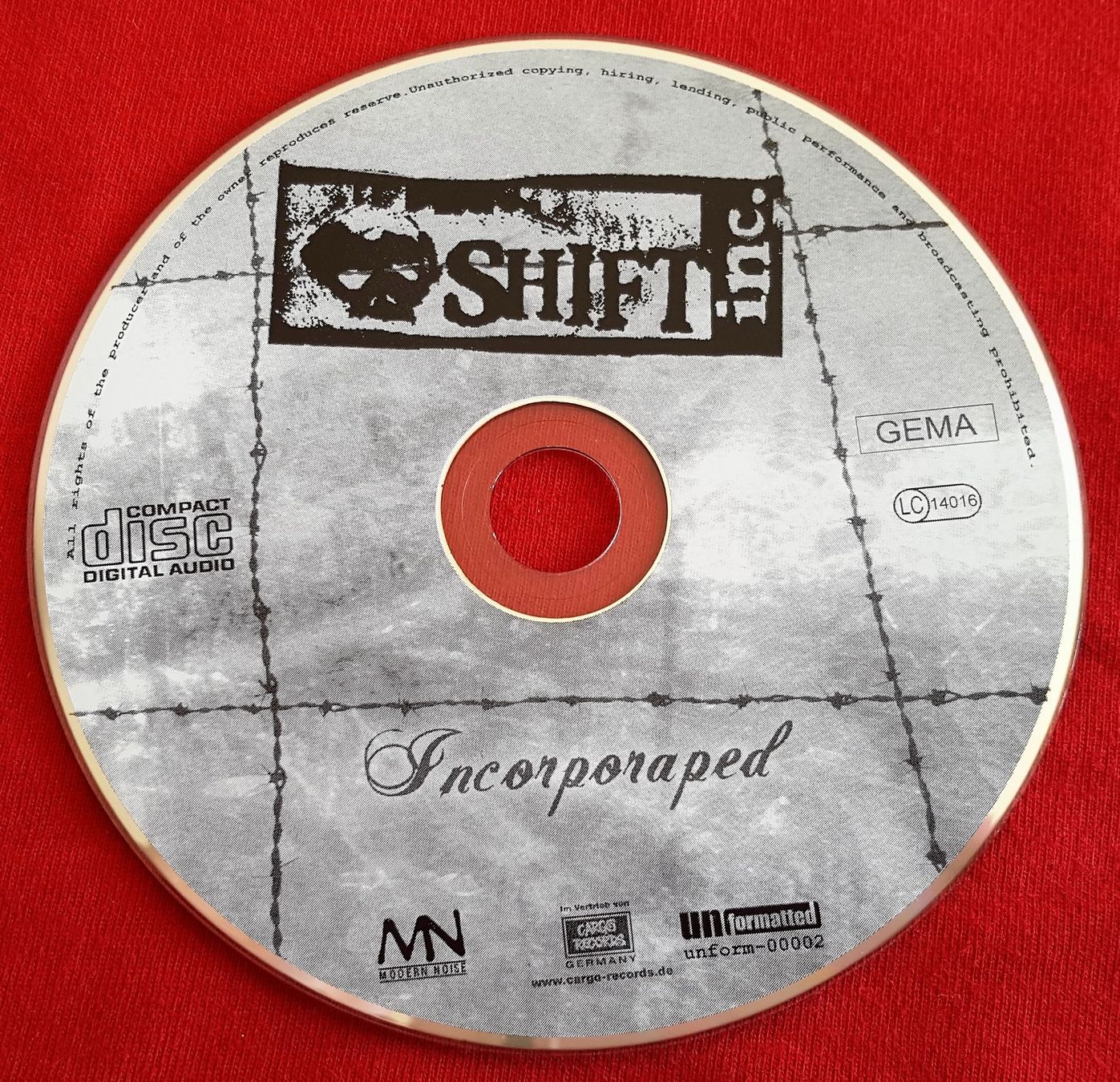CDs: Shift Inc. – Incorporaped - CD - 2005 - First Press – Gebraucht aus Uster von Zardodel 2