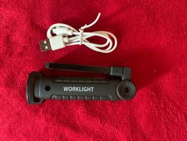Praktische Arbeitsleuchte / Werkstattlampe mit USB-Kabel