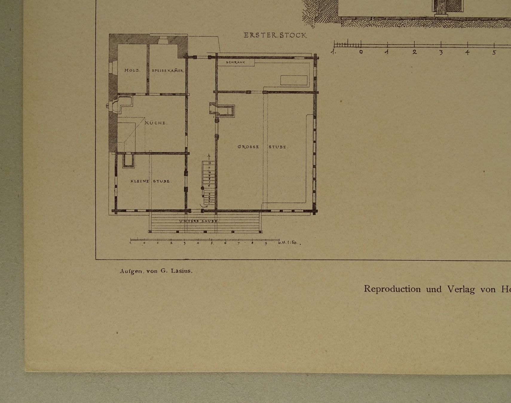 Incisioni: ERNEN BAUERNHAUS, WALLIS, DIROGRAPHIE UM 1910 – Usato da Grüningen venduto da Kartensammler 3