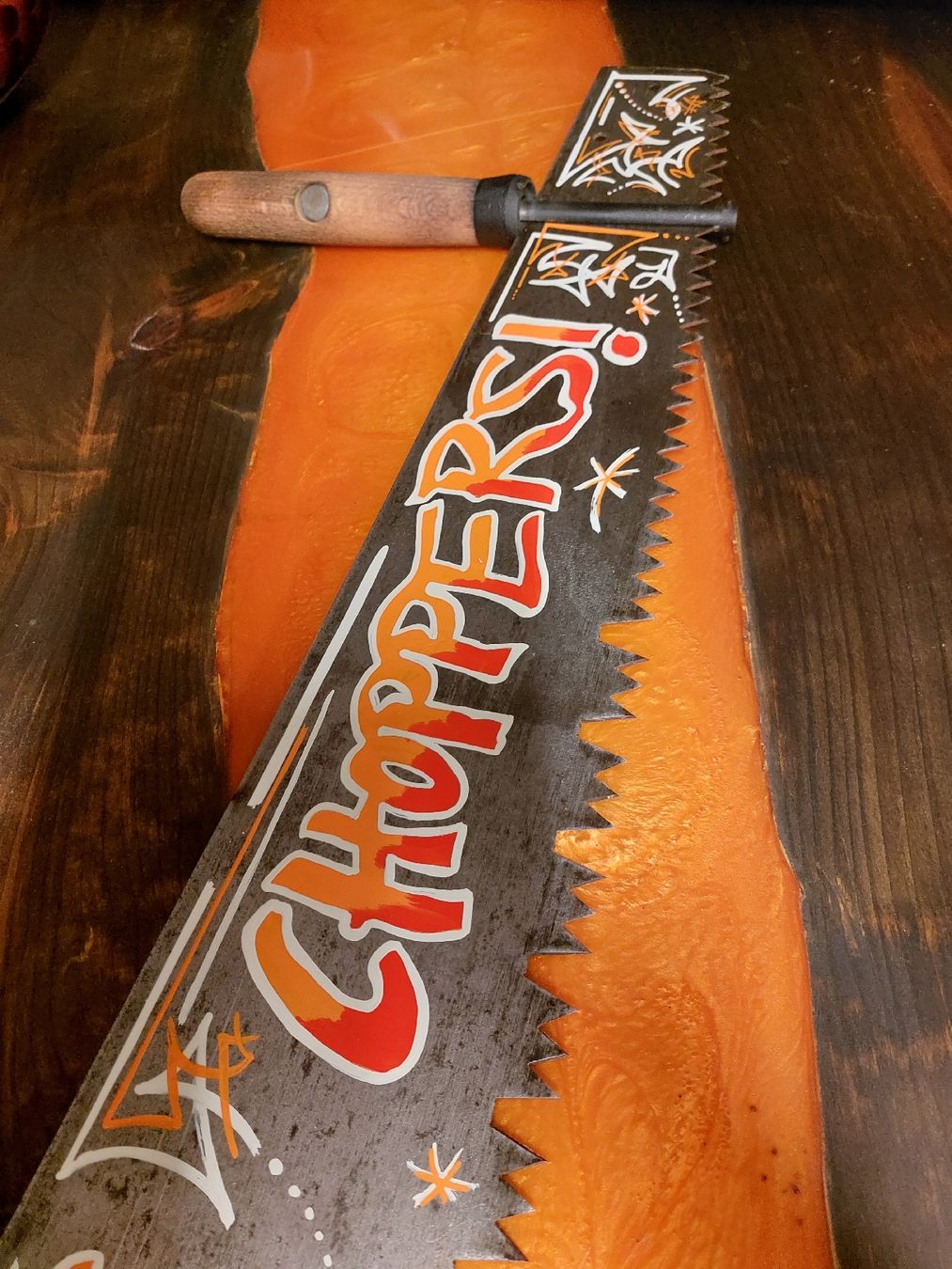 Pinsel: Alte Säge'' Save the Chopper s! ". Handmade Pinstriping CH. – Gebraucht aus Willisau von Pzm81 3