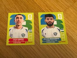 UZB 3 und 18 Panini FIFA World Cup WM 2026