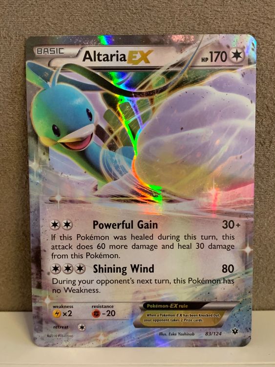 Altaria EX ENG Fates Collide Pokemon 83/124 Kaufen auf Ricardo