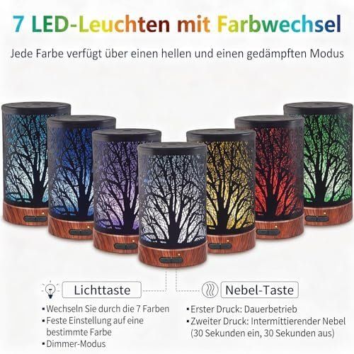 Diffusori di oli essenziali: Diffuser Elektrischer Diffusor ätherisch ätherische Öle – Nuovo e nell'imballaggio originale da Hundwil venduto da pac_6jh8 4