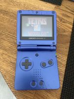 Console Game Boy Advance SP bleue avec 5 jeux et câble