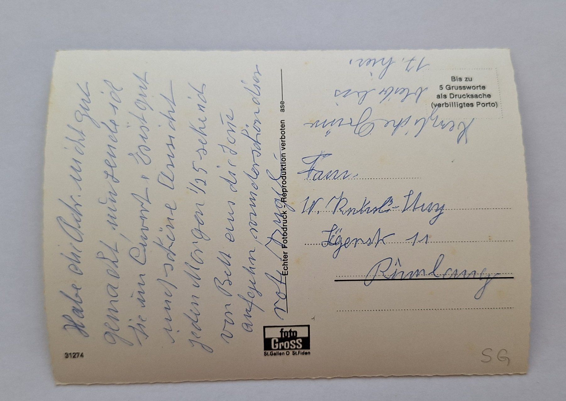 Cartoline postali: AK Hemberg Kurort 4-Bild Karte SG – Usato da Gurtnellen venduto da Stonevalley007 5
