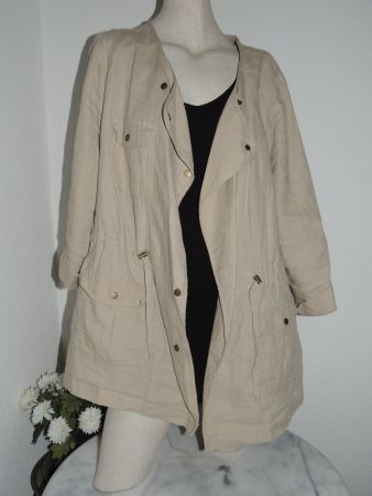 SCHÖNE JACKE "100% LEINEN" YESSICA C&A  NP 149 CHF NEU 48