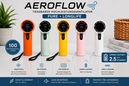 AeroFlow Pure Longlife alle Farben USB MINI VENTILATOR