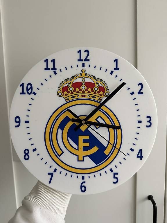 Orologi da terra & Orologi da parete: Real Madrid Wanduhr – Nuovo (secondo la descrizione) da Grenchen venduto da nicus_aveiro