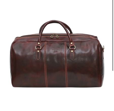 Reisetasche Leder Toscana -  Farbe: Braun